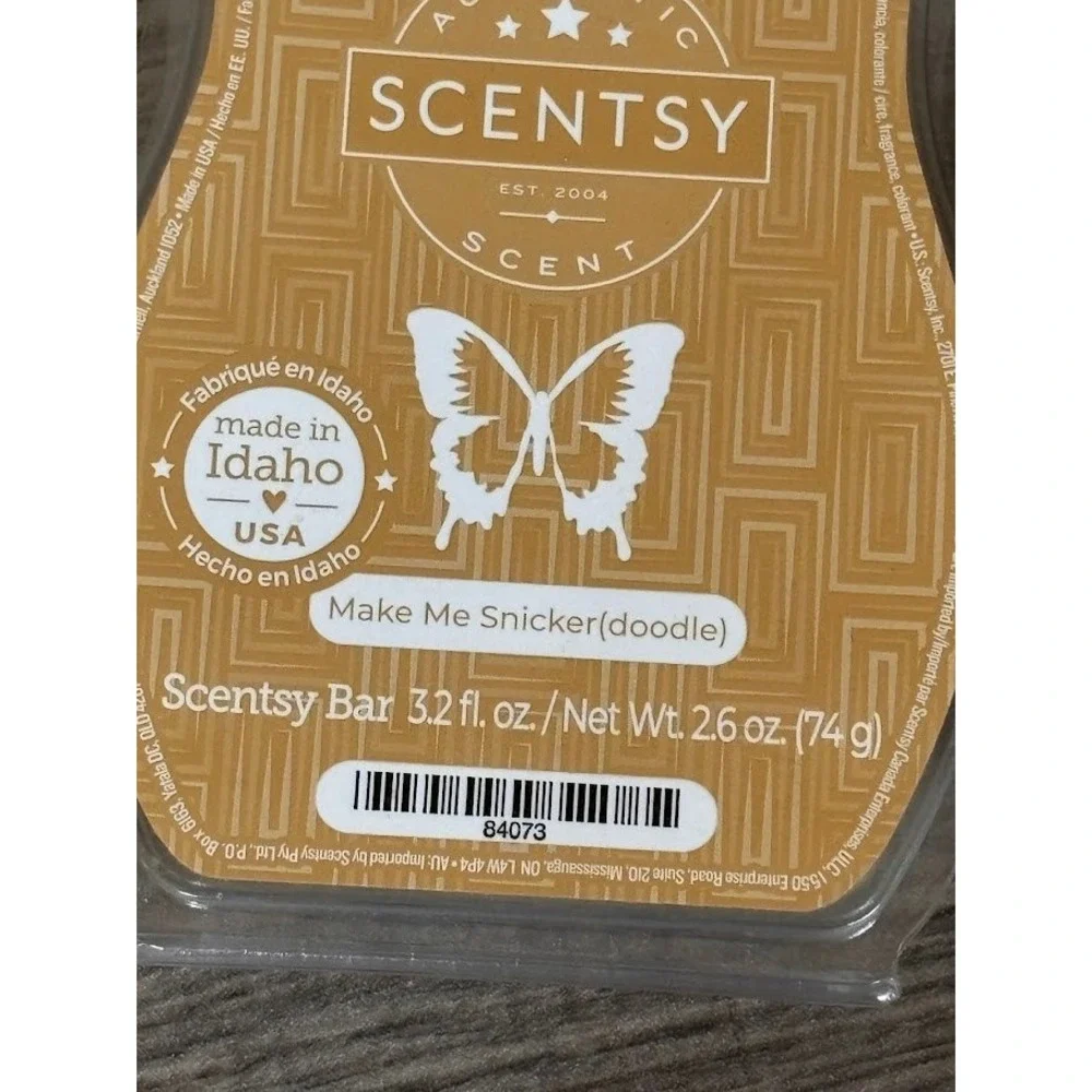 Scentsy Wax Bar Bundle Everything‎ Nice & Make Me Snickerdoodle 2.6oz Lot of 2